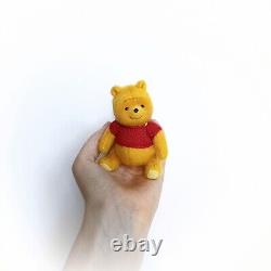 Winnie l'ourson en peluche fait main