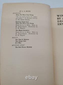 Winnie l’ourson par A. A. Milne Dutton 1927 46e impression HD Christopher Robin