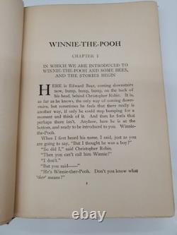 Winnie l’ourson par A. A. Milne Dutton 1927 46e impression HD Christopher Robin