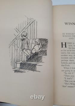 Winnie l’ourson par A. A. Milne Dutton 1927 46e impression HD Christopher Robin
