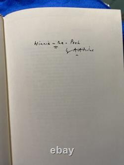 Winnie l’ourson : une reproduction du manuscrit original de 1871